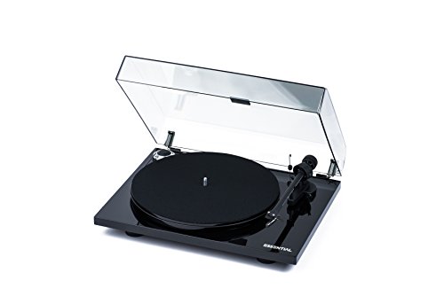 Pro-Ject Essential III Belt-Drive Turntable with Ortofon OM10 Cartridge (Piano Black)
