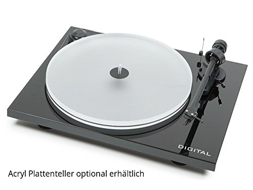 Pro-Ject ESIIDIGBLK Essential II Digital Turntable with Ortofon OM 5E Cartridge (Black)