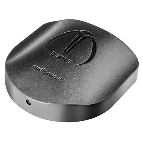 AudioQuest-Beetle Optical/USB DAC and Headphone Amplifier, Black, Model: BEETLEBLKA