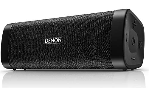 Denon DSB-150BT Envaya Portable Bluetooth 7.4” Speaker (Black) - Lightweight, Waterproof & Dustproof | Up to 11 Hours of Battery Life | Hands-Free Phone Calling | Voice Compatibility with Siri