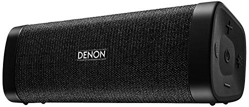 Denon DSB-50BT Envaya Bluetooth 6.4” Pocket Speaker (Black) - Lightweight, Waterproof & Dustproof | Up to 10 Hours of Battery Life | Hands-free Phone Calling | Voice Compatibility with Siri