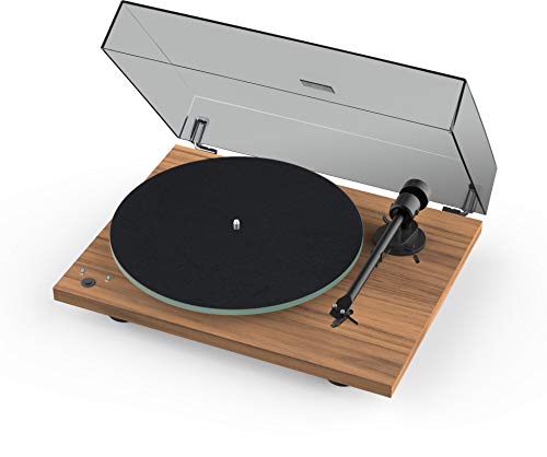 Pro-Ject T1 Phono SB Turntable with Built-in Preamp and Electronic Speed Change (Satin Walnut )