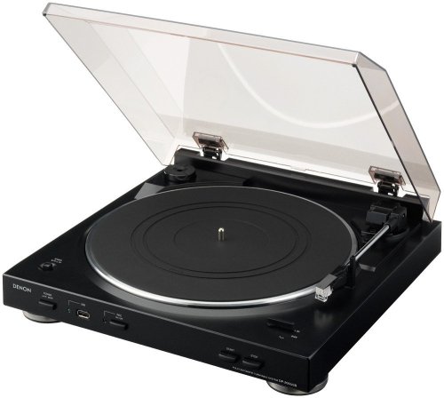 Denon DP-200USB Fully Automatic Turntable with MP3 Encoder,Black