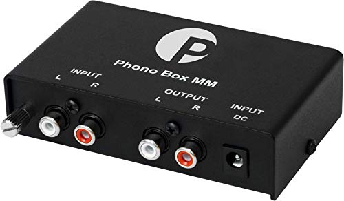 Pro-Ject Phono Box MM DC Phonograph Preamplifier,Black