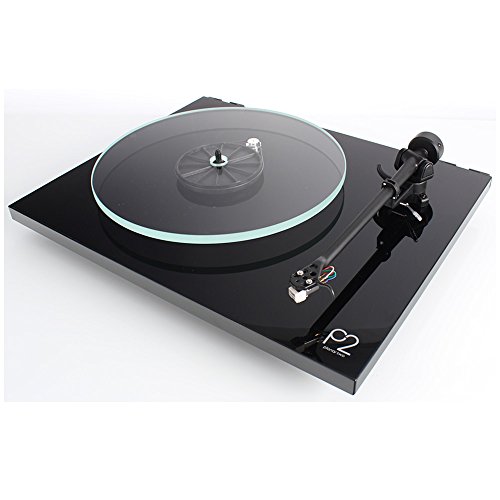 Rega Planar 2 Turntable with RB220 tonearm, Glass-platter and Carbon Cartridge (Gloss Black)