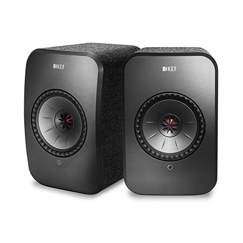 KEF LSX Wireless Music System (Black, Pair)