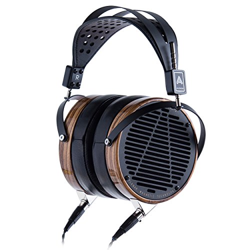 Audeze LCD-3 Over Ear Open Back Headphone Zebrano Wood Rings with New Suspension Headband