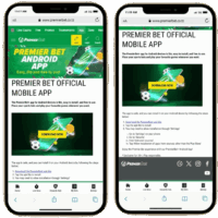 Premier Bet Déficit App Mettre en ligne avec Android apk & iOS 2025